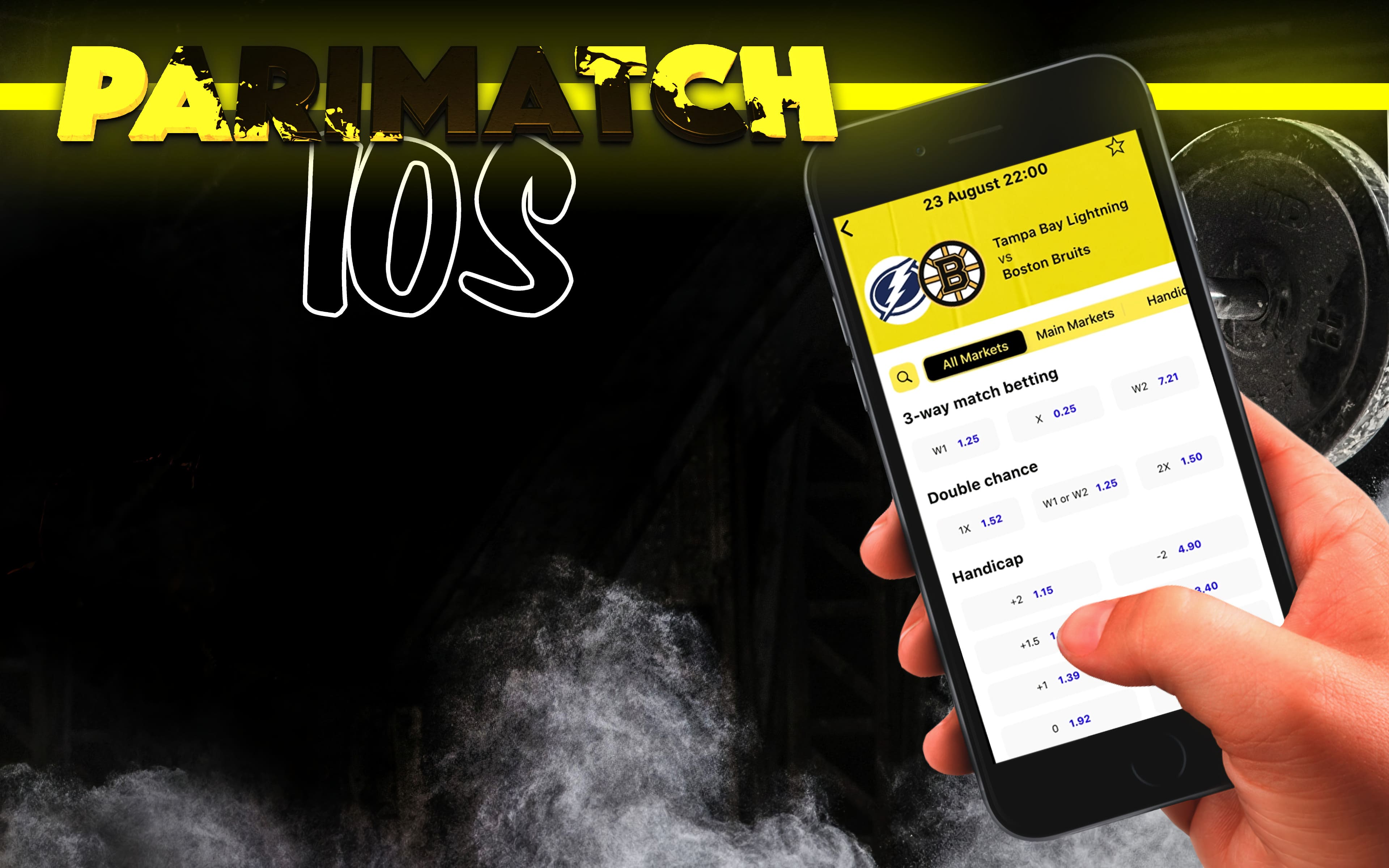 Parimatch iOS mobile